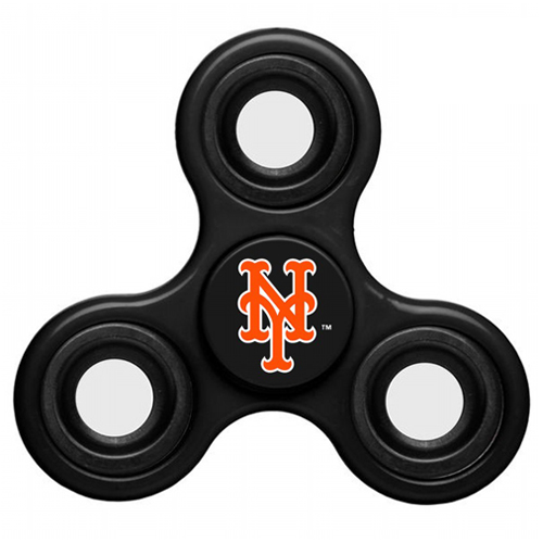 MLB New York Mets 3 Way Fidget Spinner C34 - Black
